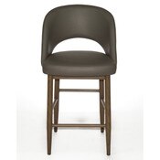 Henricks Stool grey leatherette